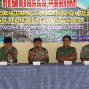 Pembinaan Hukum Penyelenggaraan Pemerintah Desa