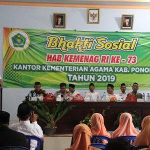 Bhakti Sosial Kantor Kementerian Agama Kabupaten Ponorogo