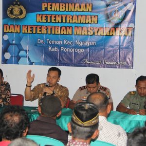 Pembinaan Ketentraman dan Ketertiban Masyarakat