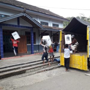 Pendistribusian Surat Suara Pilpres tahun 2019