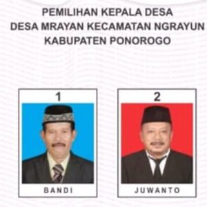 Pilkades Serentak Tahun 2019 di Kecamatan Ngrayun