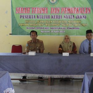 Serah Terima dan Pembekalan Peserta Kuliah Kerja Nyata KKN