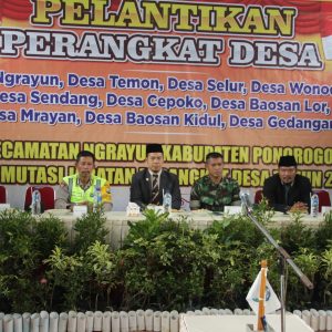 Pelantikan Perangkat Desa