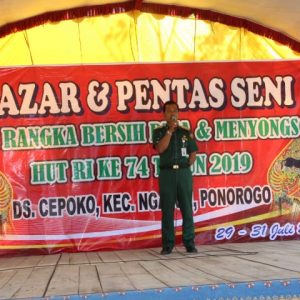 Bazar dan Pentas seni Dalam Rangka Bersih Desa, Desa Cepoko