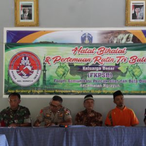 Halal Bihalal dan Pertyemuan Rutin Tri Bulan Keluarga Besar ( FKPSB )