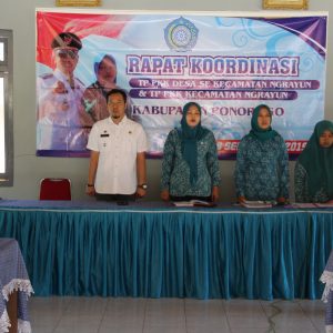 Rapat Koordinasi TP PKK Desa Se Kecamatan Ngrayun