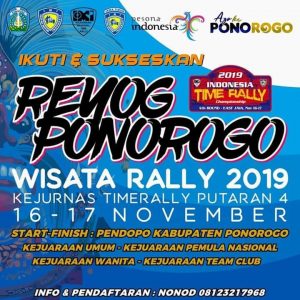 REYOG PONOROGO Wisata Rally 2019 ( Kejurnas Time Rally Putaran IV )