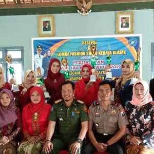 Resepsi dan Lomba Fashion Show dalam rangka Hari Ibu Tahun 2019