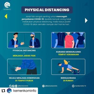 “Social Distancing” menjadi “Physical Distancing”