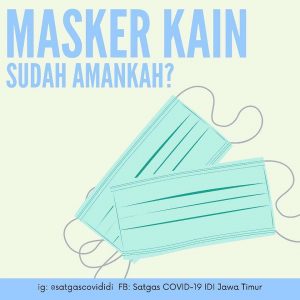 Gunakan masker untuk mencegah penularan covid 19