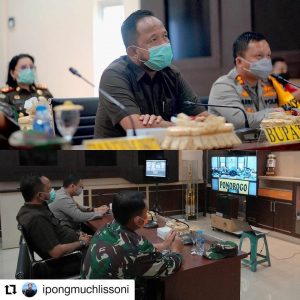 Uji Video Conference Forkopimda Kabupaten Ponorogo
