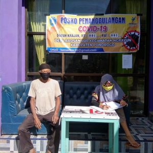 Potret Posko Covid 19 di Desa Baosan lor