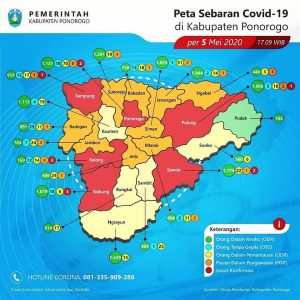 UPDATE INFOGRAFIS COVID-19 KAB. PONOROGO.