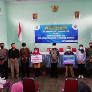 Monitoring Penyerahan Blt DD se Desa Kecamatan Ngrayun