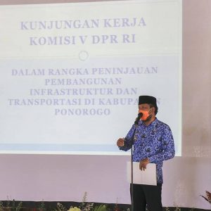 Kunjungan Komisi V DPR-RI di Pendopo Kabupaten Ponorogo