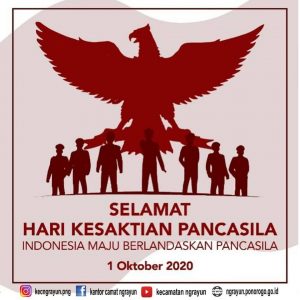 Selamat Hari Kesaktian Pancasila