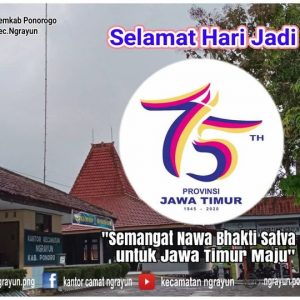 Hari Jadi Ke-75 Provinsi Jawa Timur.