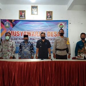 Musyawarah Penyusunan Rencana Kerja Pemerintah Desa