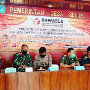 Pelantikan dan Bimtek Pengawas Tempat Pemungutan Suara ( PTPS )