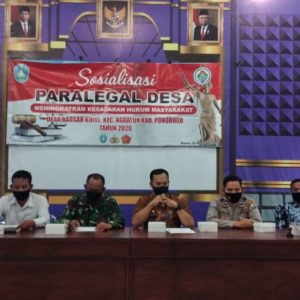 Sosialisasi Paralegal Desa Desa Baosan Kidul