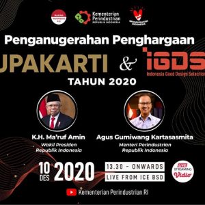 Penghargaan Upakarti dan Indonesia Good Design Selection (IGDS) Tahun 2020