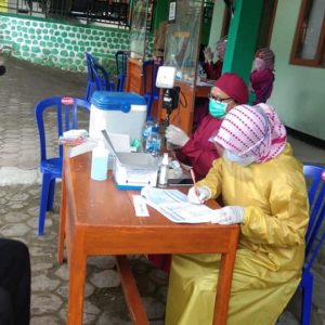 Vaksinasi Kepala Desa dan Perangkat Desa se Kecamatan Ngrayun