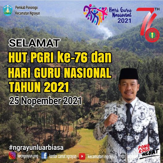Selamat Hari Ulang Tahun PGRI