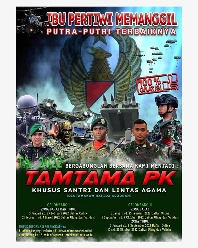 Pendaftaran Menjadi Anggoti TNI