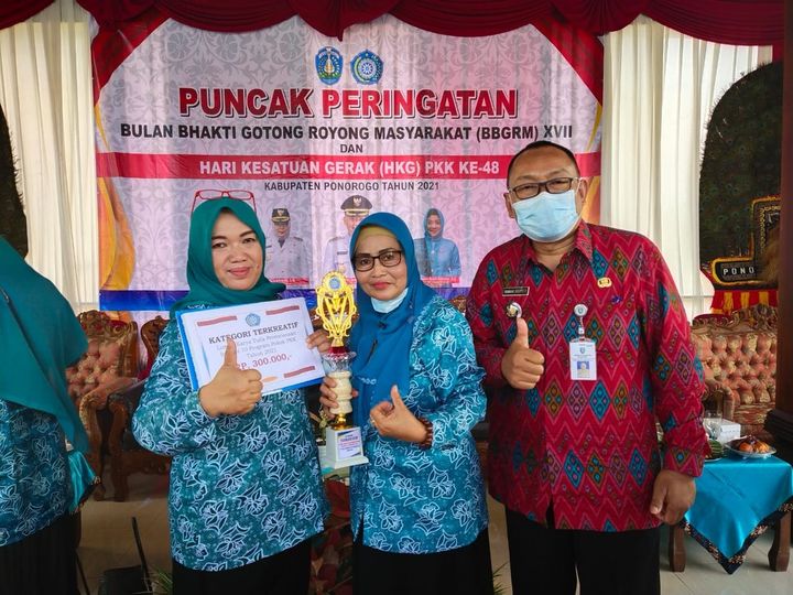 Juara Lomba Karya Tulis PKK Tingkat Kabupaten