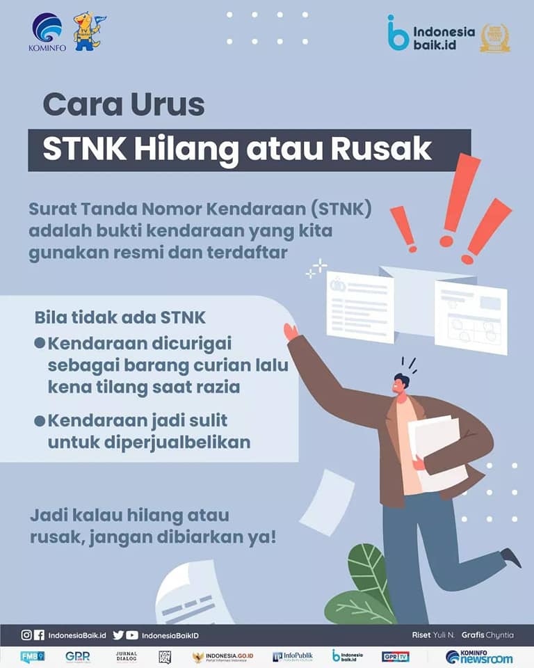 Proses Penerbitan STNK Hilang