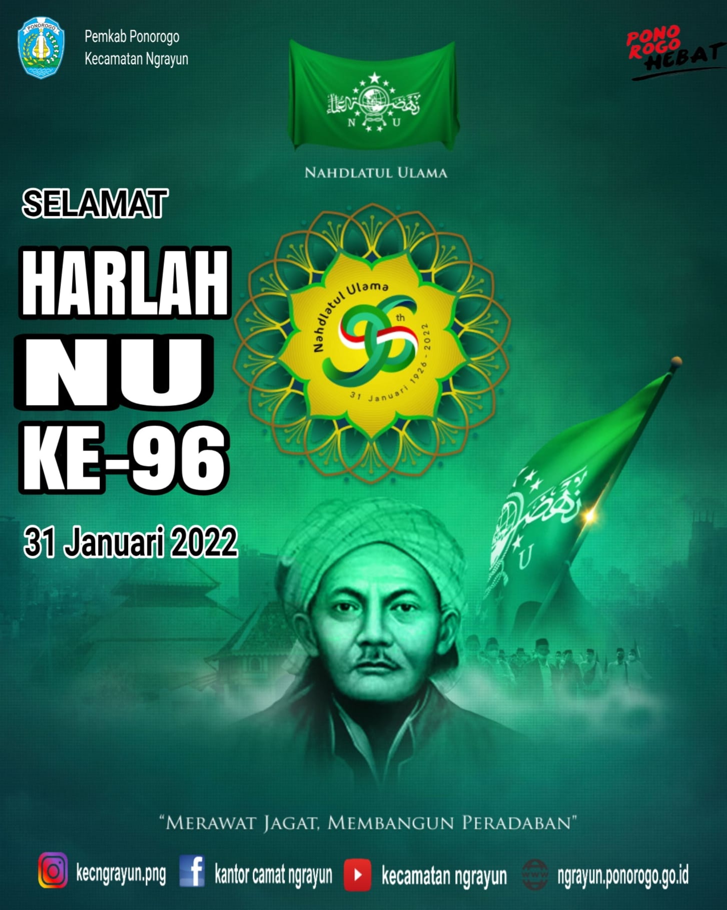 Selamat Hari lahir Nahdlatul Ulama ke 96