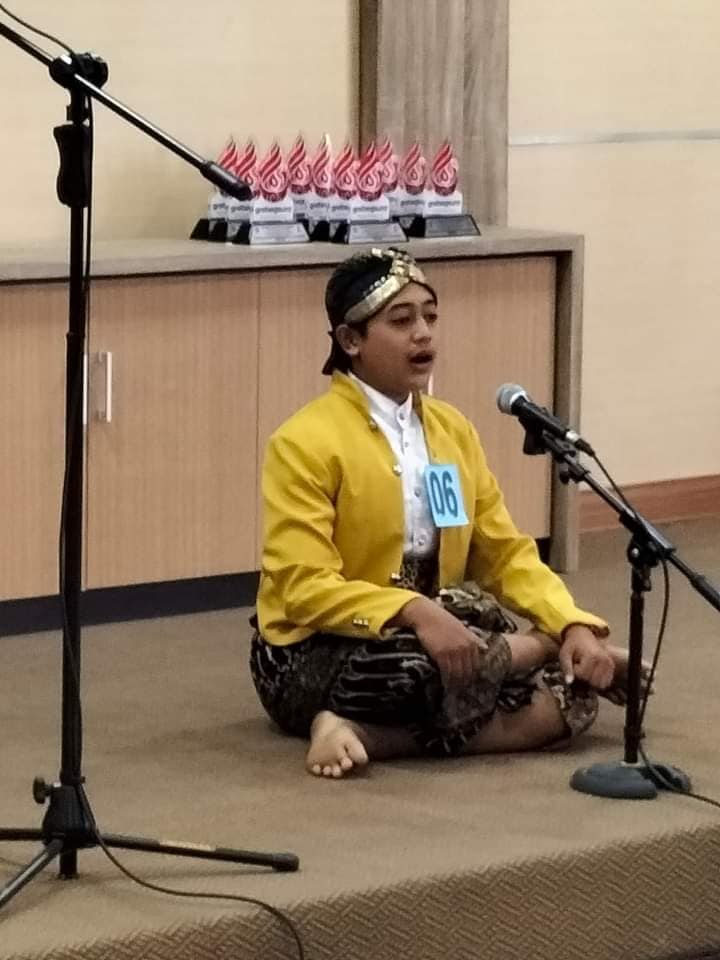 Juara 1 Festifal Mocopat tingkat SMP