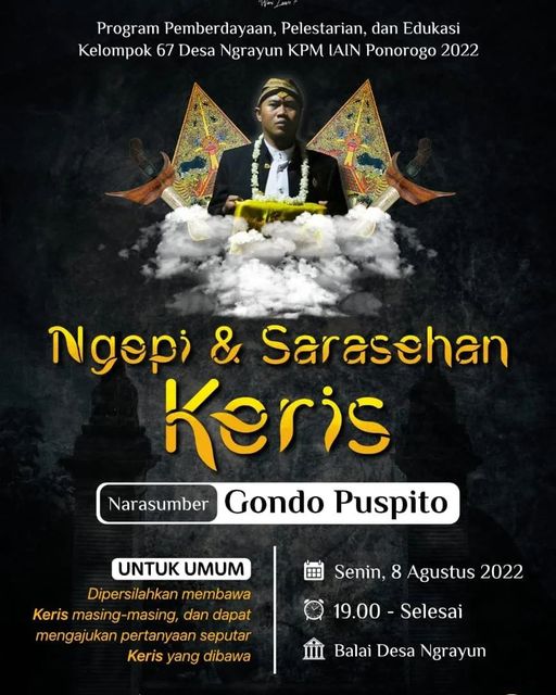 Sarasehan Keris KPM IAIN Ponorogo