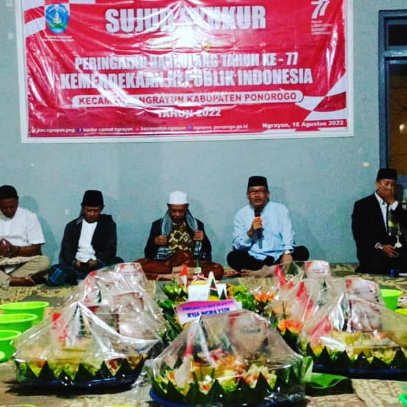 Sujud Syukur Memperingati Kemerdekaan RI ke 77