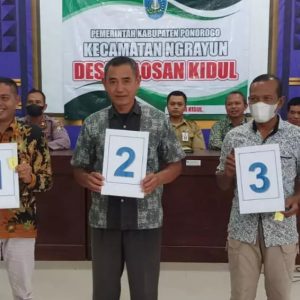 Pengundian Nomor Urut Calon Kepala Desa