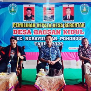 Hasil Pemilihan Kepala Desa, Baosan Kidul, Cepoko dan Desa Gedangan