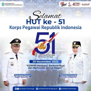 Selamat Hari KORPRI ke-51