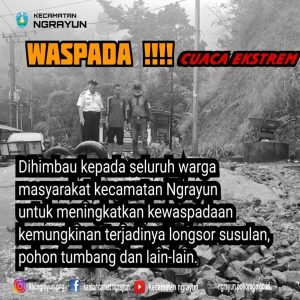 Waspada Cuaca Extrim