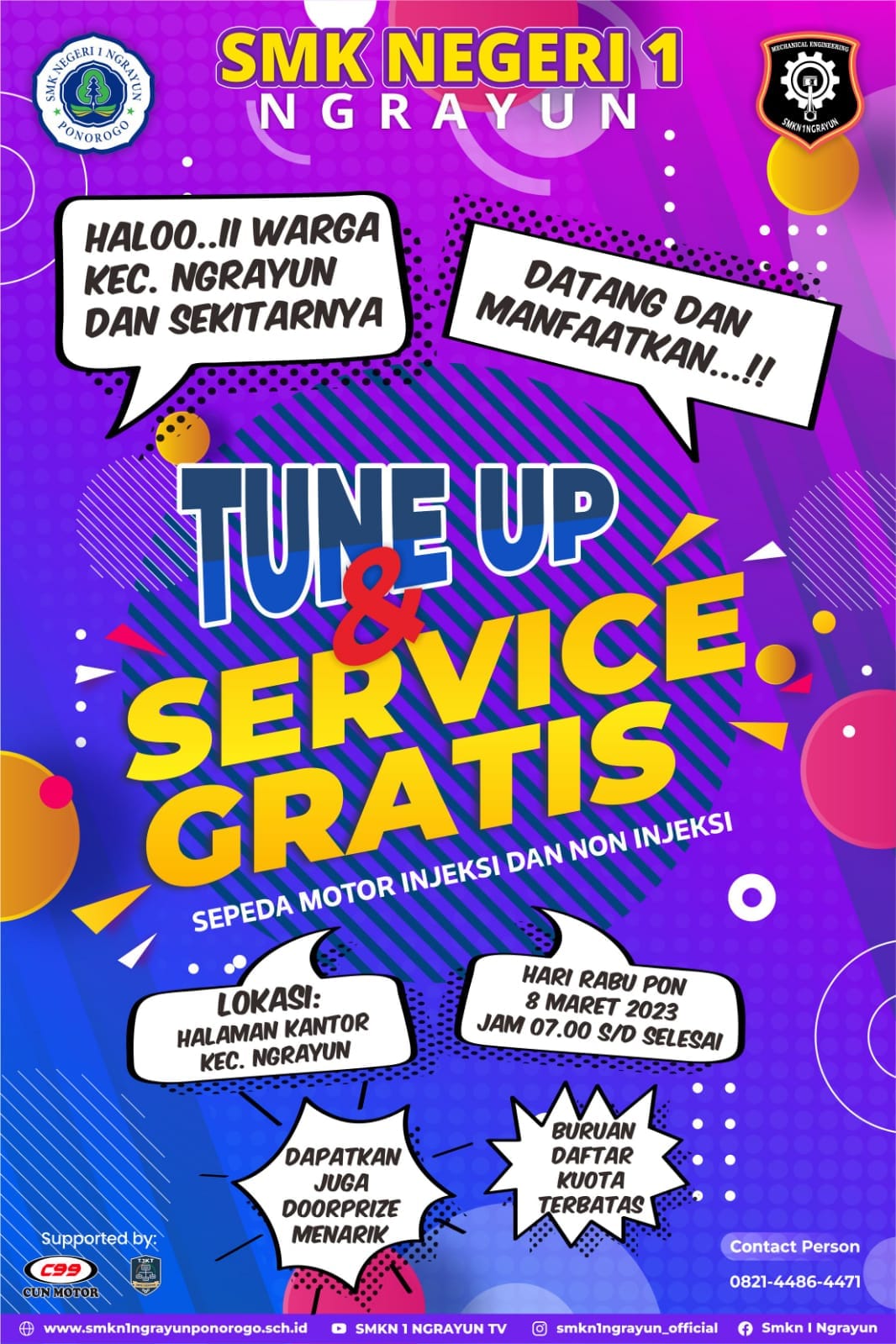 Service Gratis dari smkn1 ngrayun
