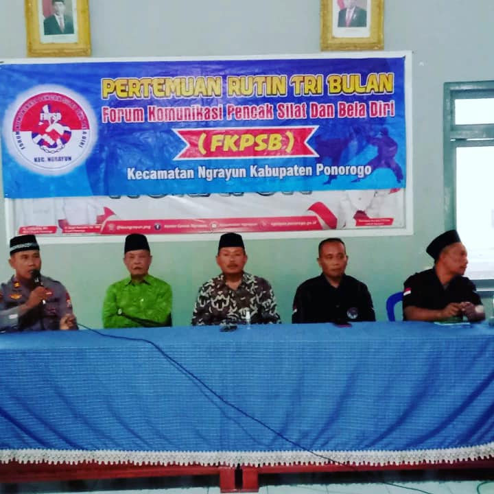 Pertemuan Rutin FKPSB ( Forum Komunikasi Pencak Silat dan Beladiri )