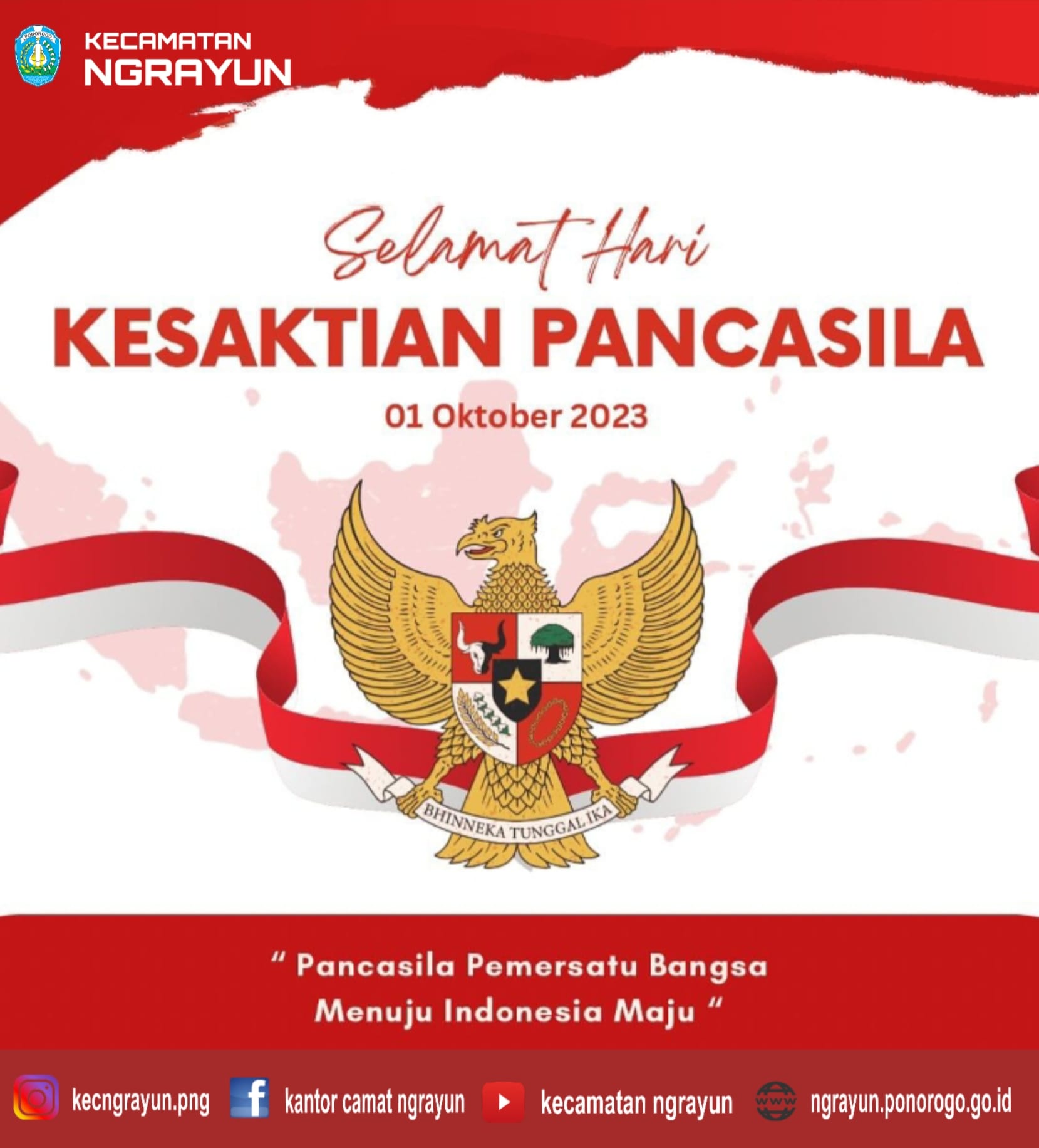 Selamat Hari Kesaktian Pancasila