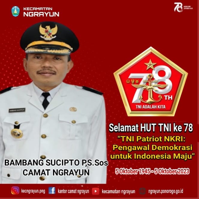 Selamat HUT TNI ke 78