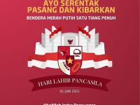 kibarkan bendera merah putih satu tiang penuh