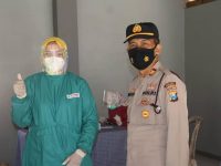 Vaksinasi massal dalam rangka HUT Bhayangkara ke 75