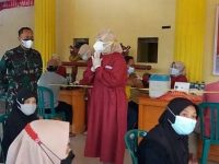 Vaksinasi Covid 19 di Desa Cepoko Kecamatan Ngrayun