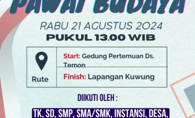 Pawai Budaya dalam rangkaia Peringatan HUT RI ke 79